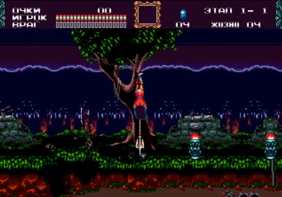 Castlevania Bloodlines - геймплей игры Sega Mega Drive\Genesis